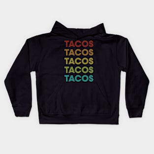 Retro Tacos Kids Hoodie